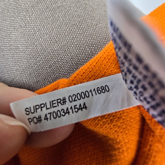 Polo Ralph Lauren Mens XL Orange #3 Summer RLPC Big Pony Rugby Crest Shirt - Picture 8 of 9